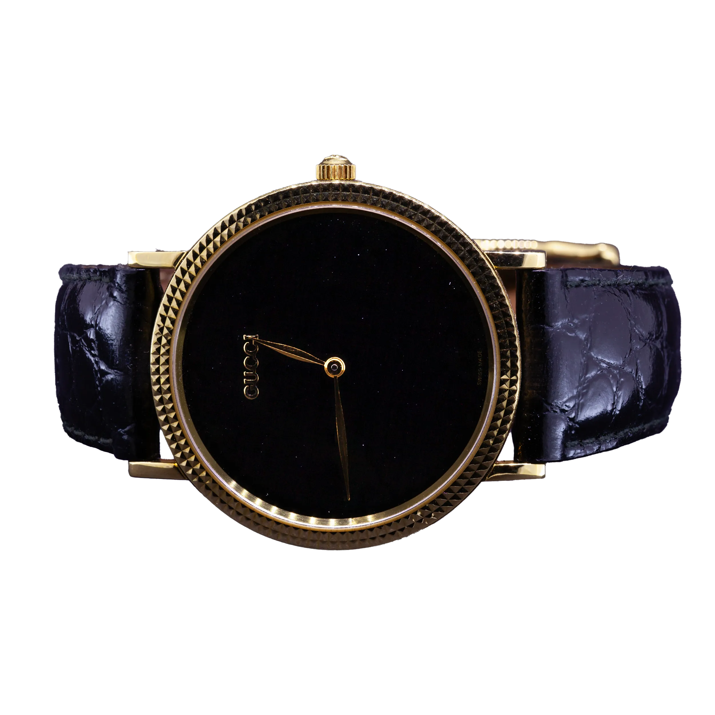 Złoty zegarek Gucci 705M, Lata 80-te XX w., Swiss-Made
