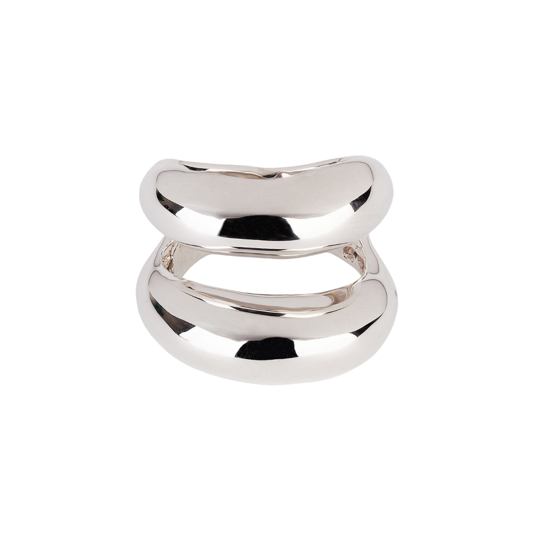 Pierścionek SILVER o otwartej formie