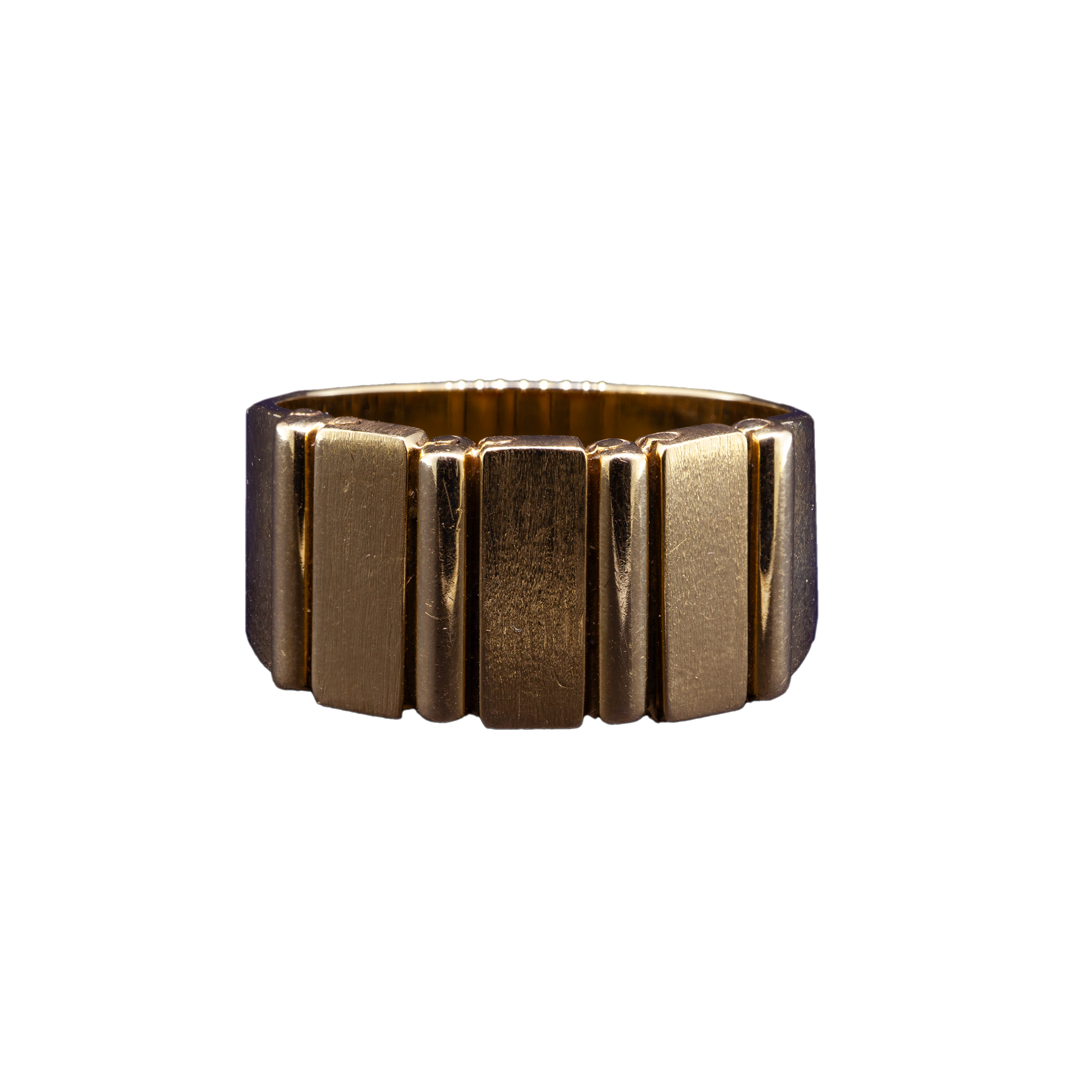 Men's gold signet ring, handmade