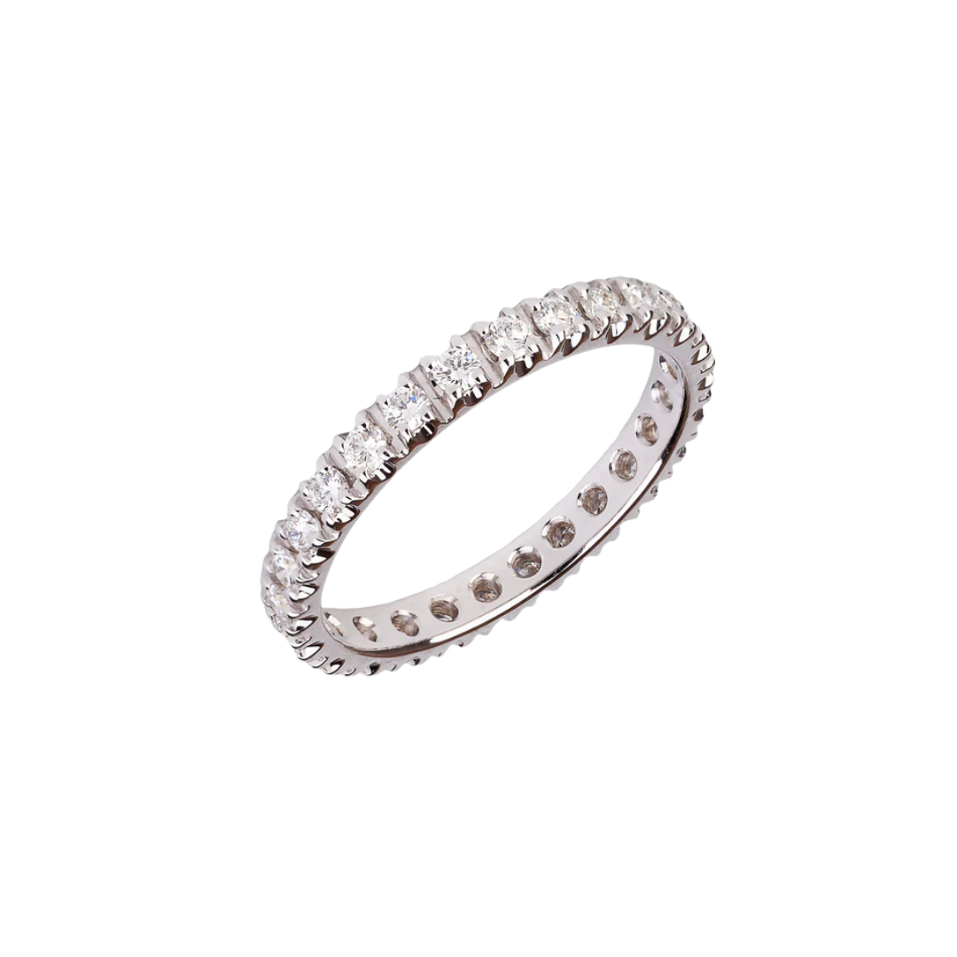 Eternity I Gold Wedding Ring with Diamonds