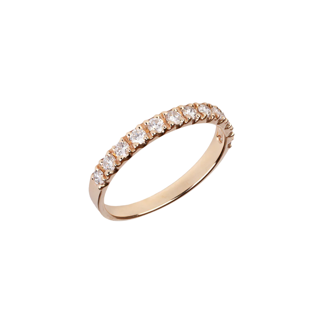 Eternity I Gold Wedding Ring with Diamonds