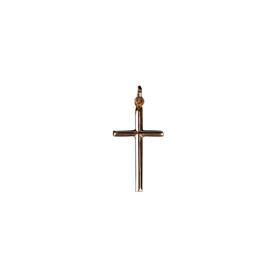 Vintage gold cross pendant