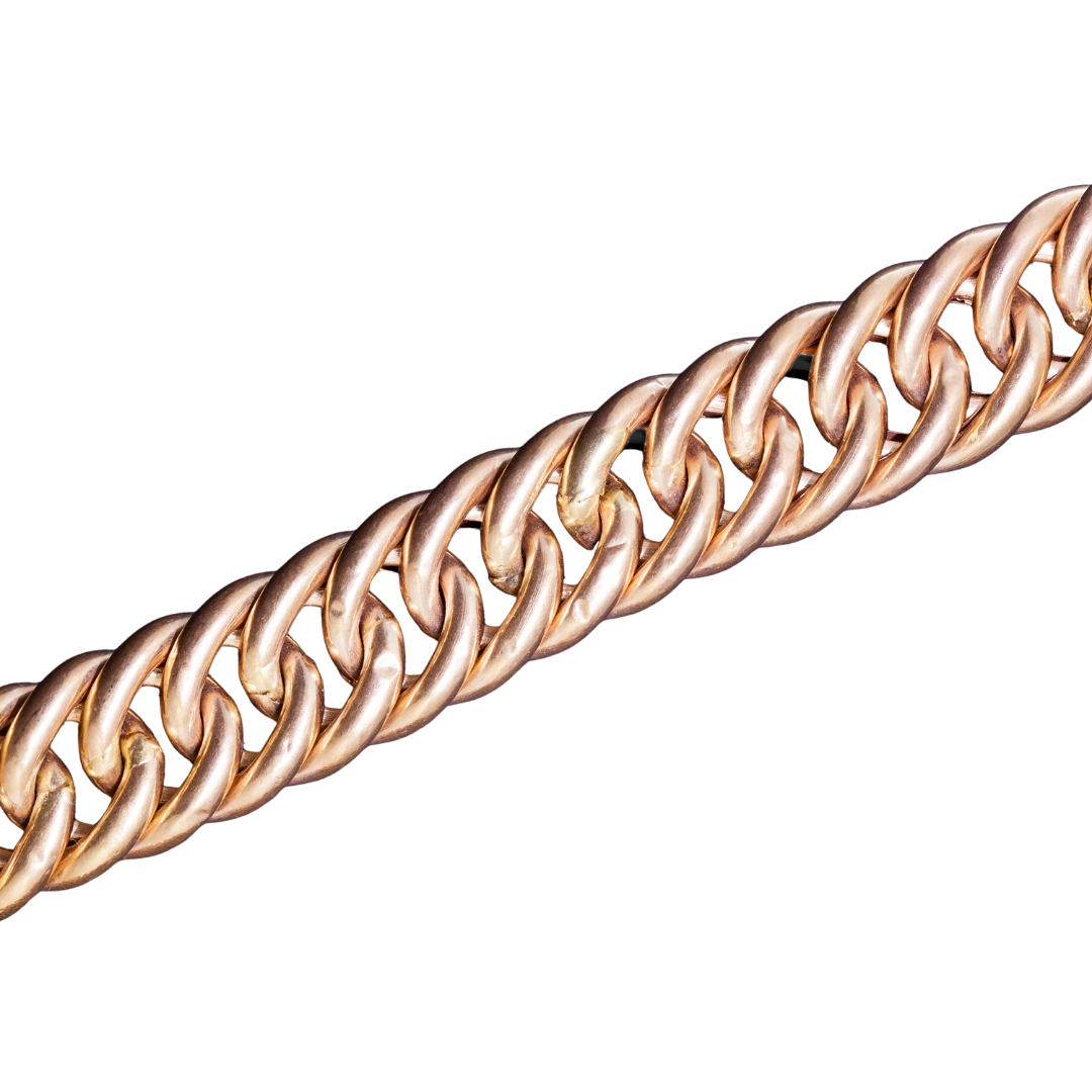 Gold chain necklace with a fancy weave, 1st half of the 20th century, Italy