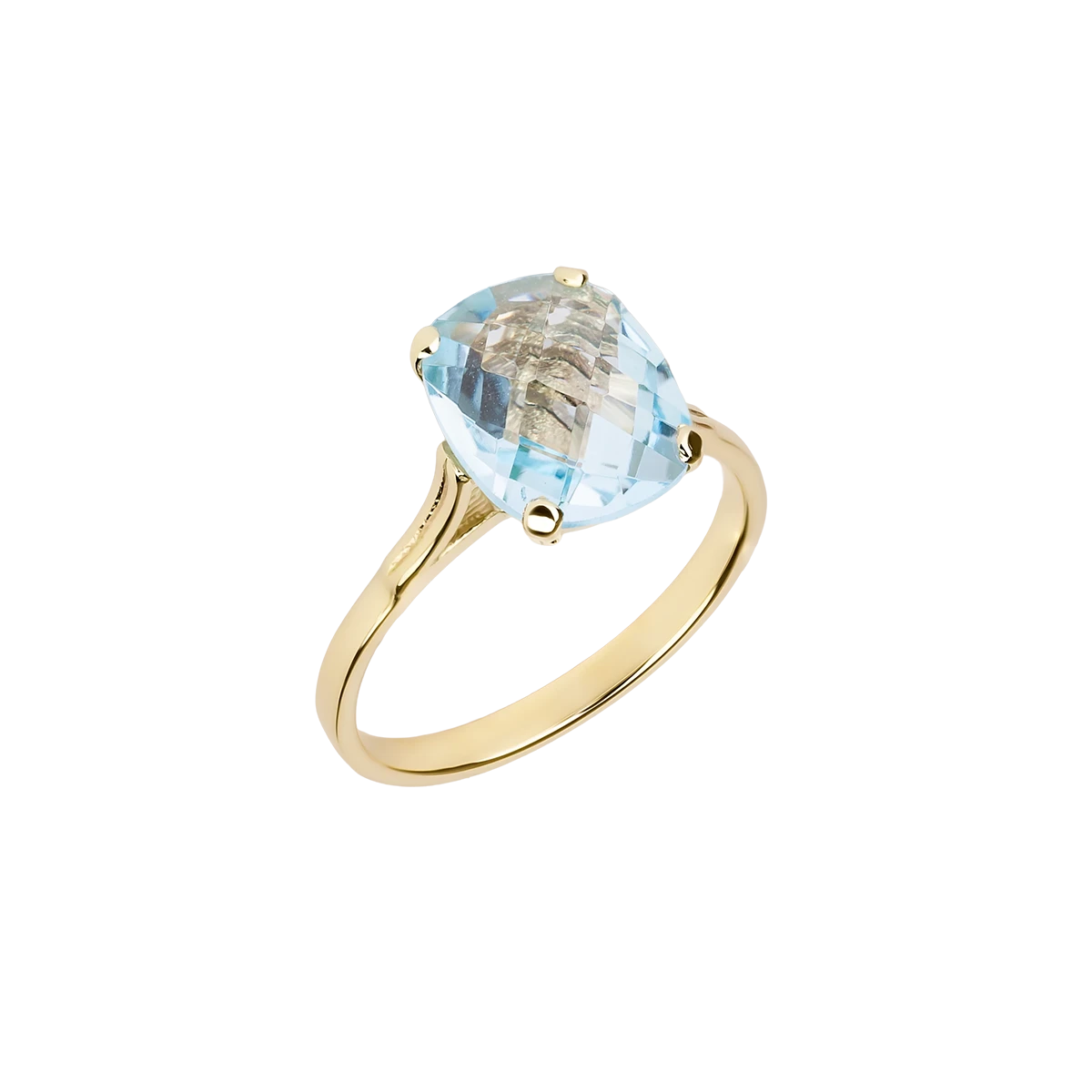 Dolce Vita Mini Ring with Sky Blue Topaz