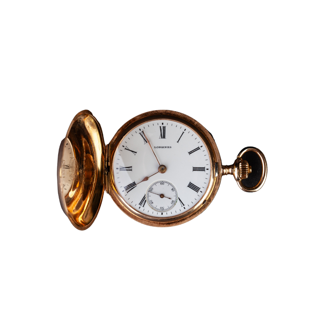 Longines gold pocket watch, 1906, Swiss Made
