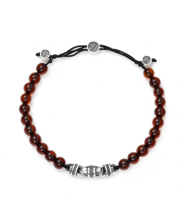 Baltique tri-link cable cherry amber bracelet - 3