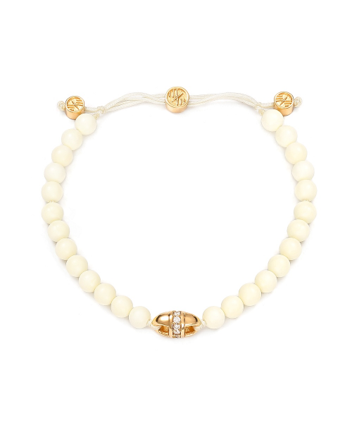 Baltique uni-link pave ivory amber bracelet - 3