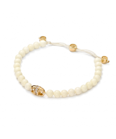 Baltique uni-link pave ivory amber bracelet - 4