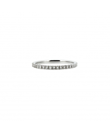 Diamond wedding band - 1