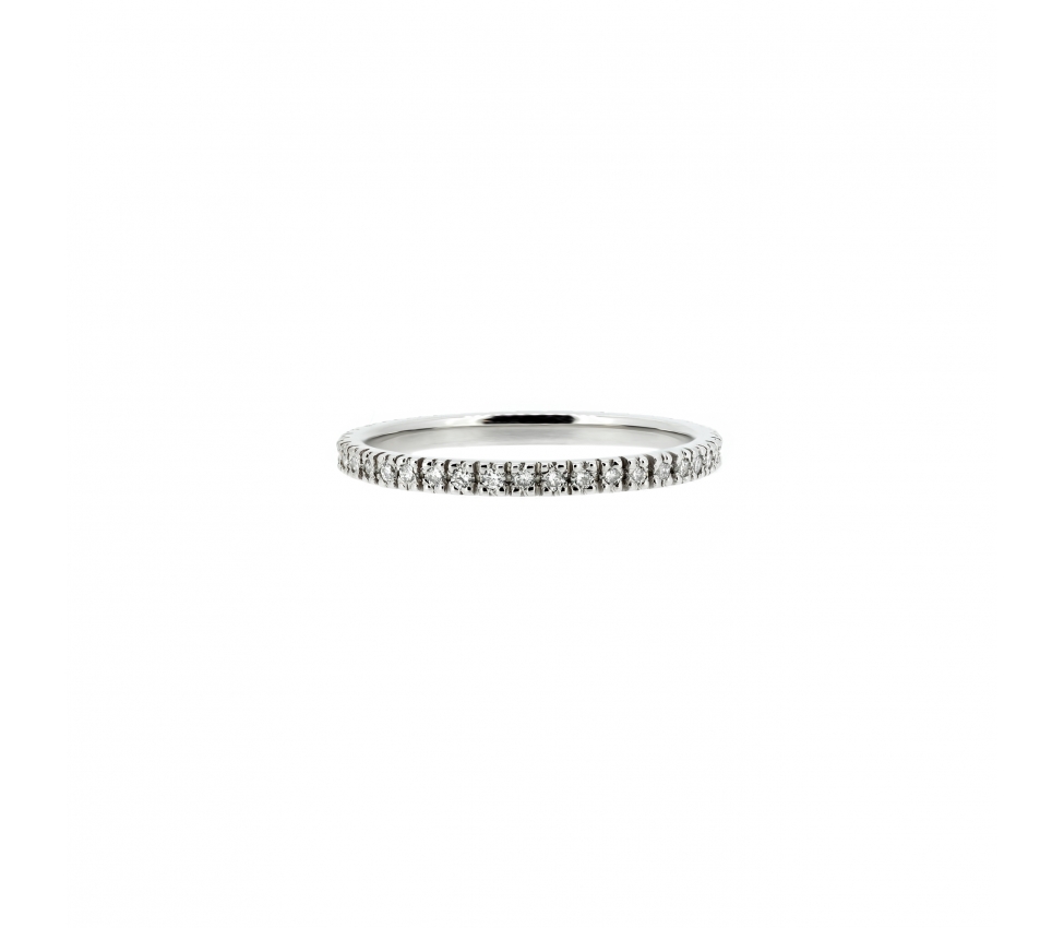 Diamond wedding band - 1