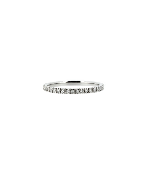 Diamond wedding band - 1