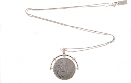 Frederic Chopin coin necklace Pecunia - 1