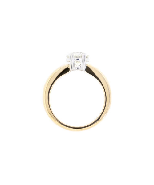 Gold 1,50 ct engagement ring - 4