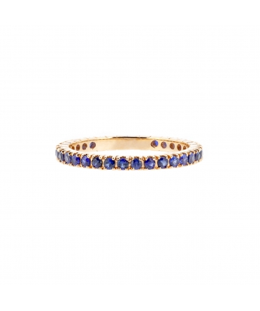 Sapphire eternity band - 1