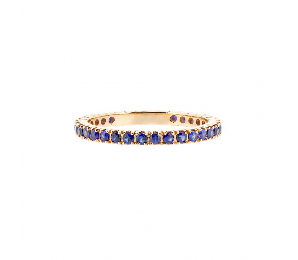 Sapphire eternity band - 1