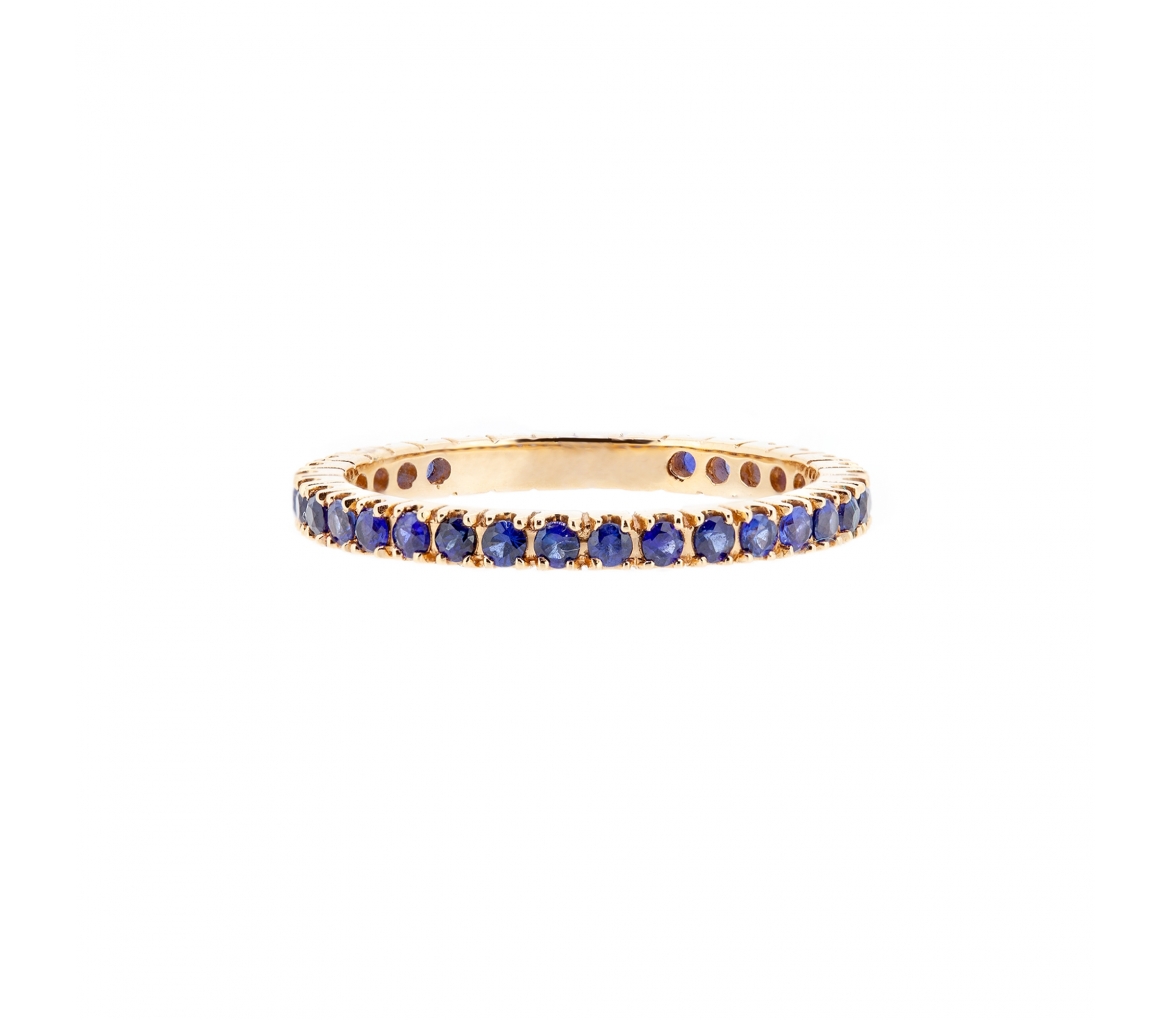 Sapphire eternity band - 1