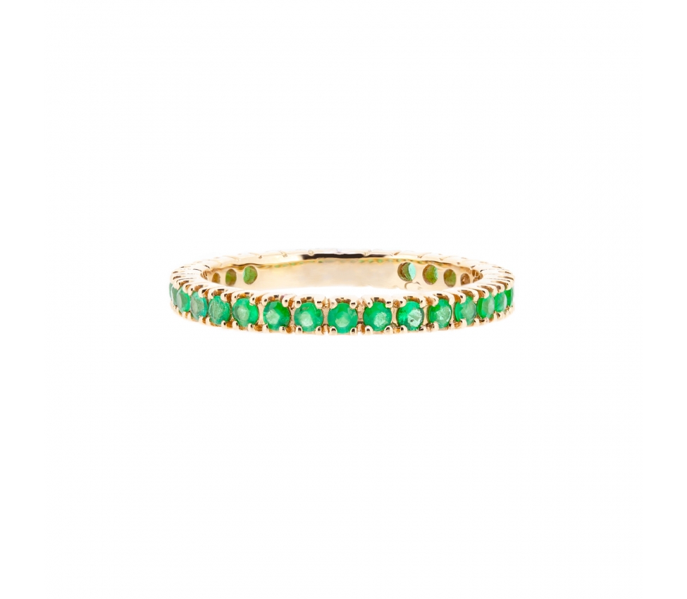 Emerald eternity band - 1