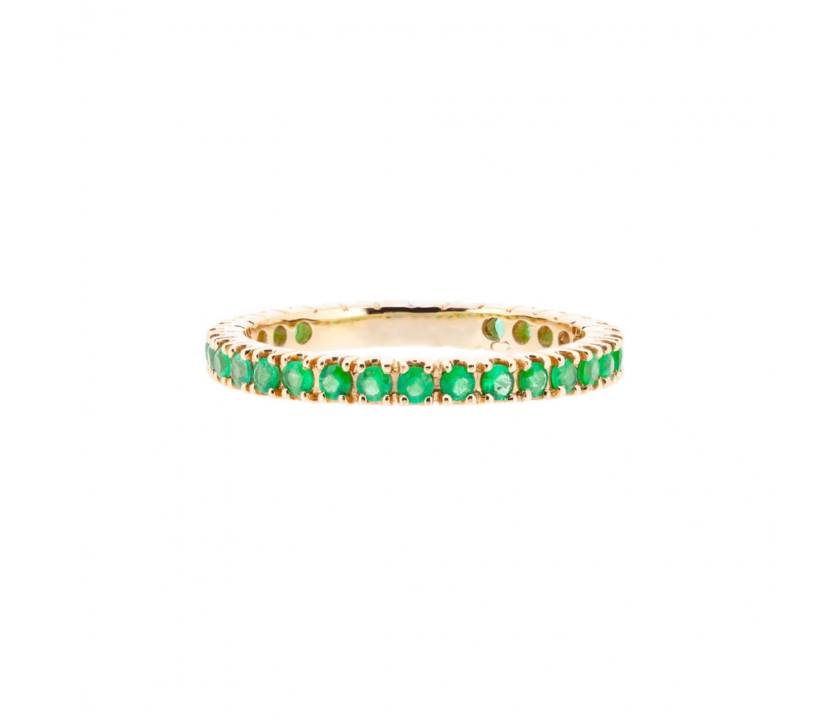 Emerald eternity band - 1