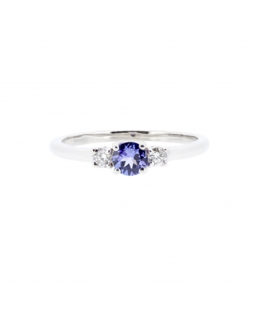 Tanzanite and diamond ring - 1