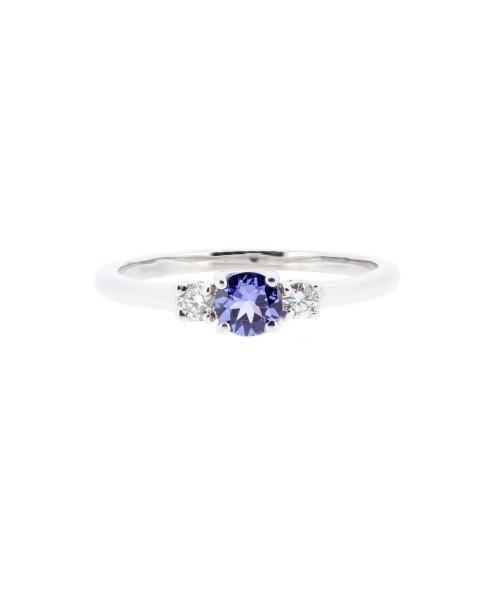 Tanzanite and diamond ring - 1