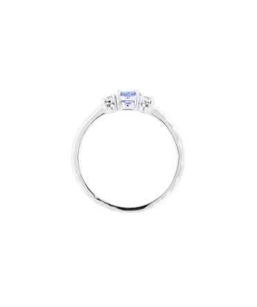 Tanzanite and diamond ring - 3