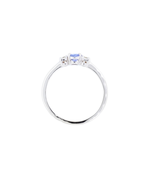 Tanzanite and diamond ring - 3