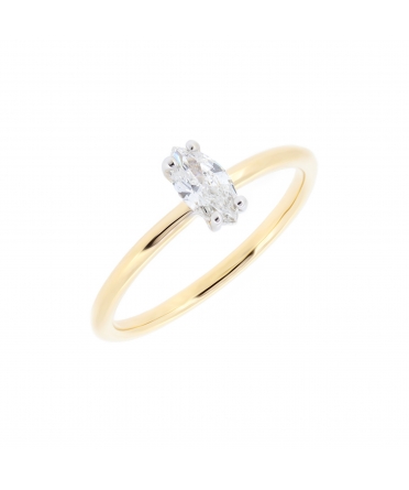 Marquise cut diamond ring - 3