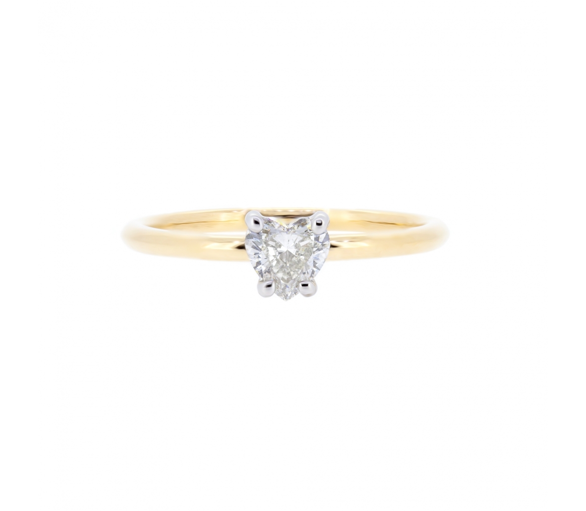 Heart cut diamond ring - 1