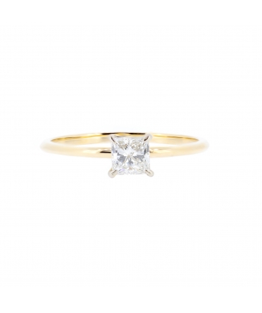 Princess cut diamond ring - 1