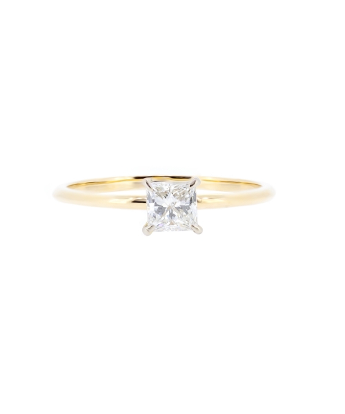 Princess cut diamond ring - 1