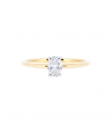 Oval cut diamond ring - 1