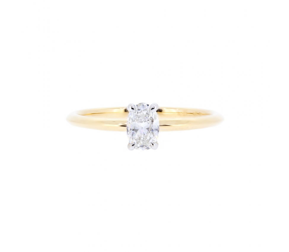 Oval cut diamond ring - 1