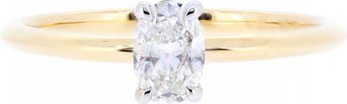 Oval cut diamond ring - 1