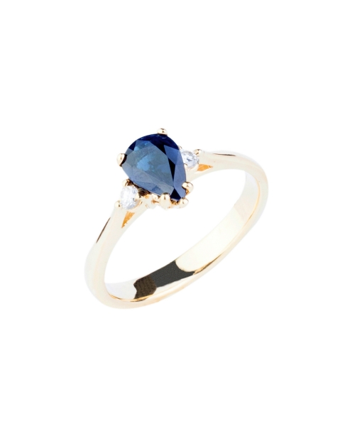 Sapphire and diamond ring - 2