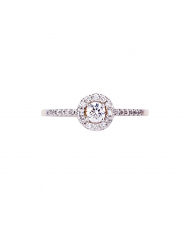 Diamond halo ring - 1