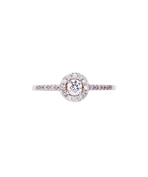 Diamond halo ring - 1