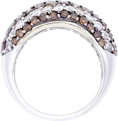 Fancy brown diamond ring - 1