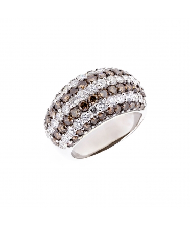 Fancy brown diamond ring - 2