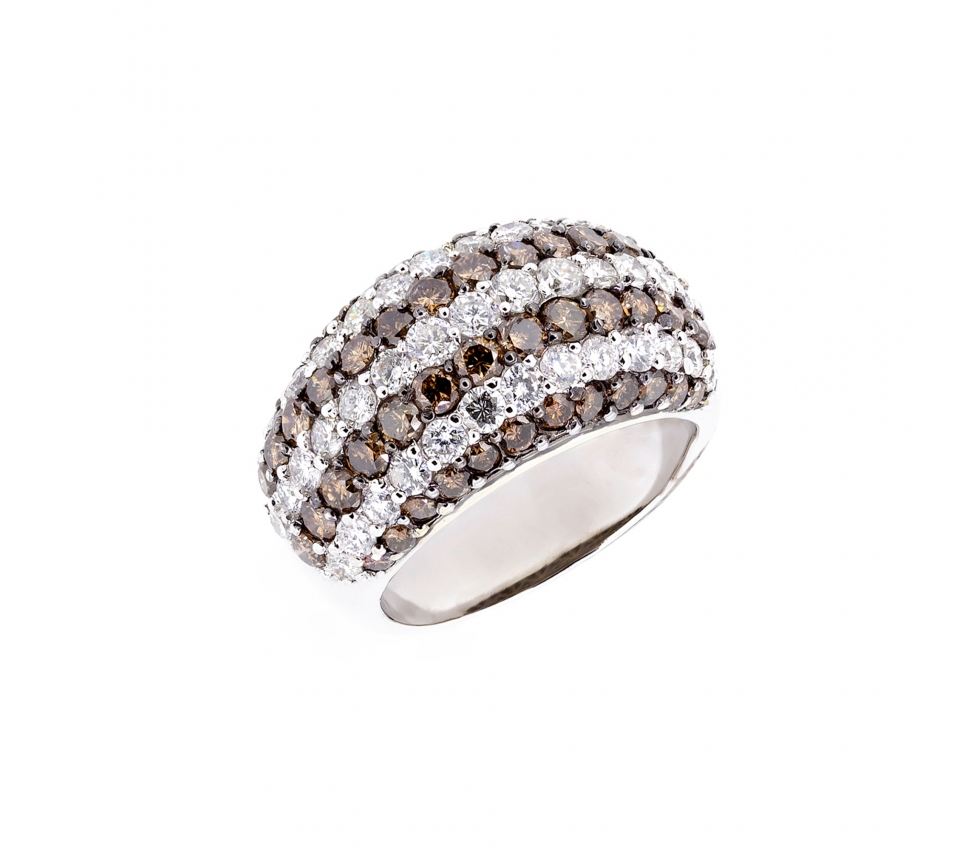 Fancy brown diamond ring - 2