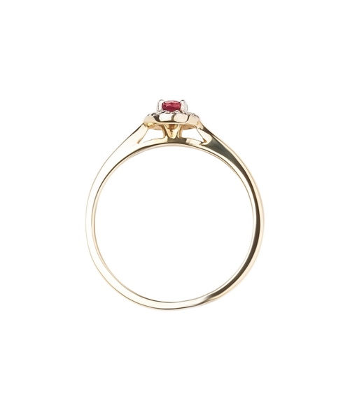 Ruby and diamond ring - 3