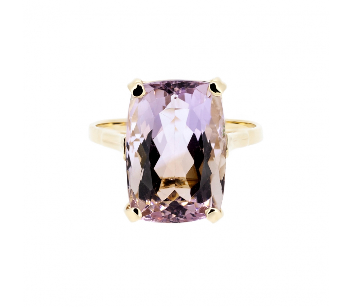 Gold ametrine ring - 1