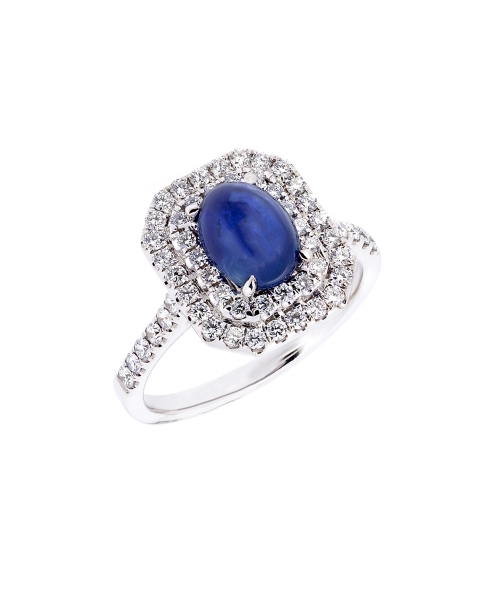 Sapphire and diamond ring - 3