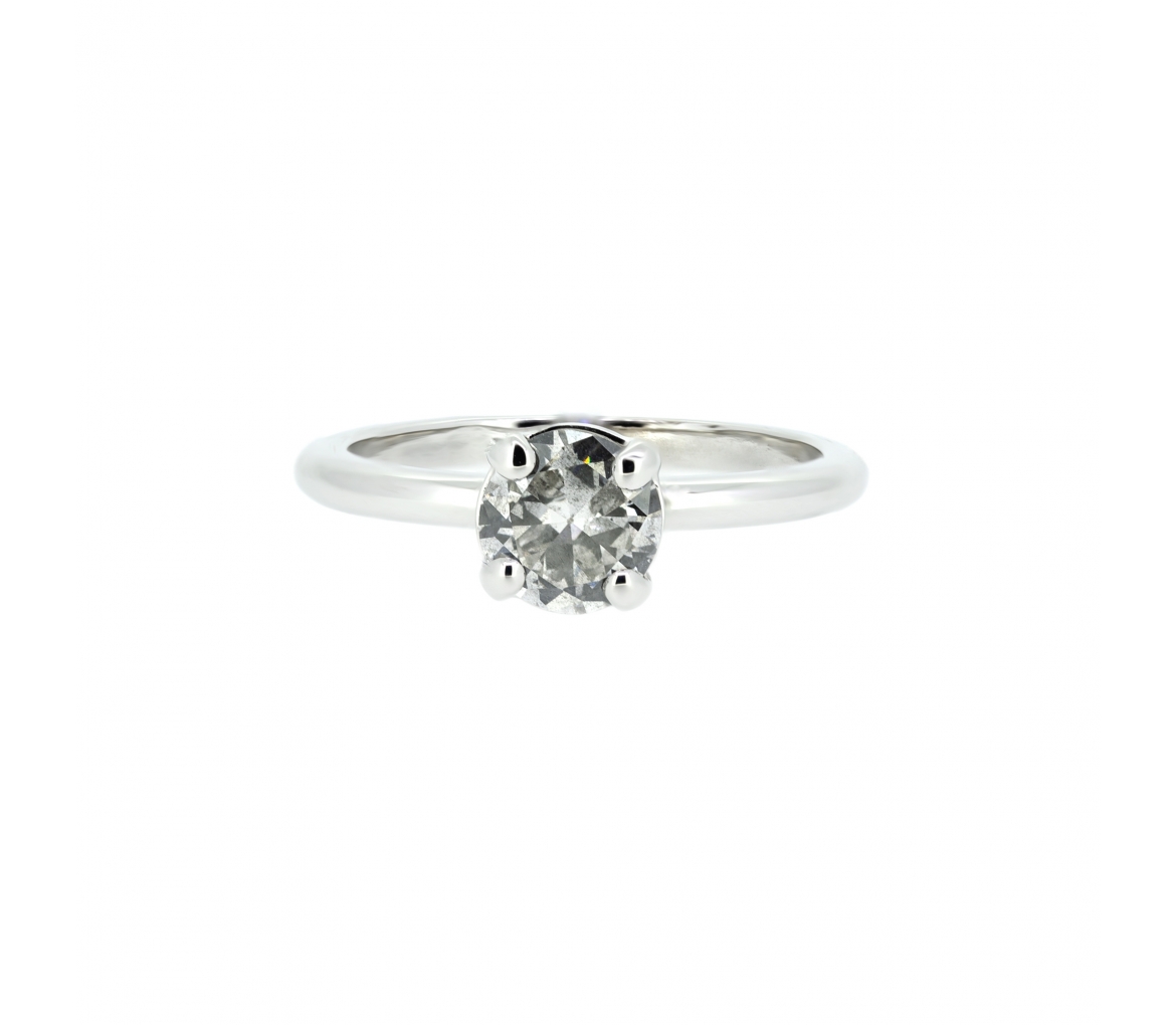 0,75 ct diamond engagement ring - 1