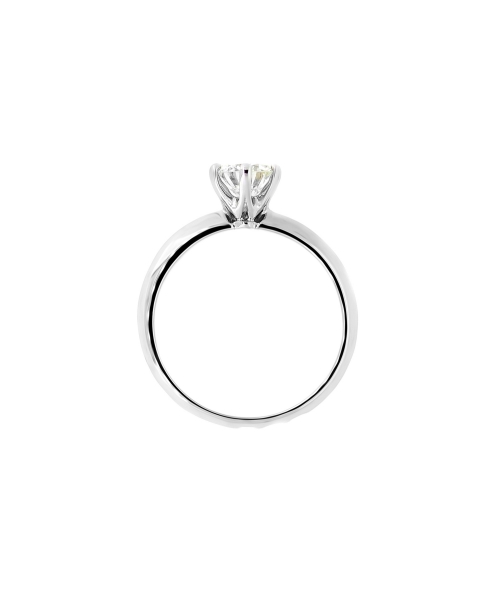 Gold engagement ring with 0,50 ct diamond Syncret Classy - 5