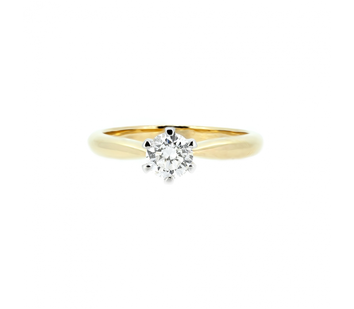 0,50 ct diamond engagement ring - 1