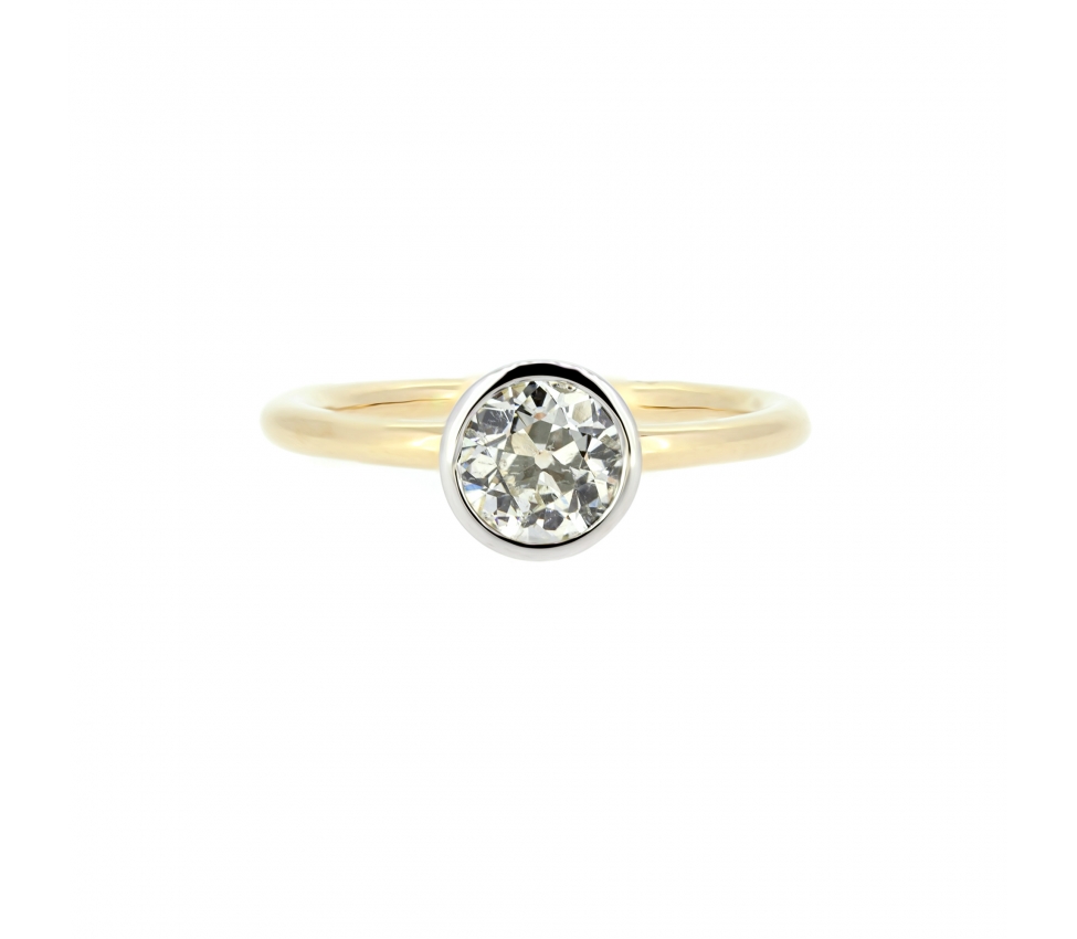 0,85 ct diamond engagement ring - 1