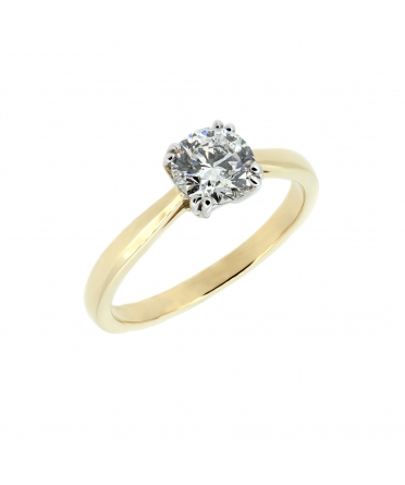 0,92 ct diamond engagement ring - 3