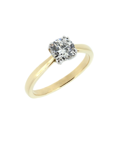 0,92 ct diamond engagement ring - 3