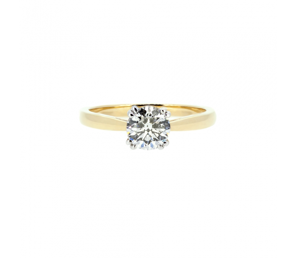 0,92 ct diamond engagement ring - 1