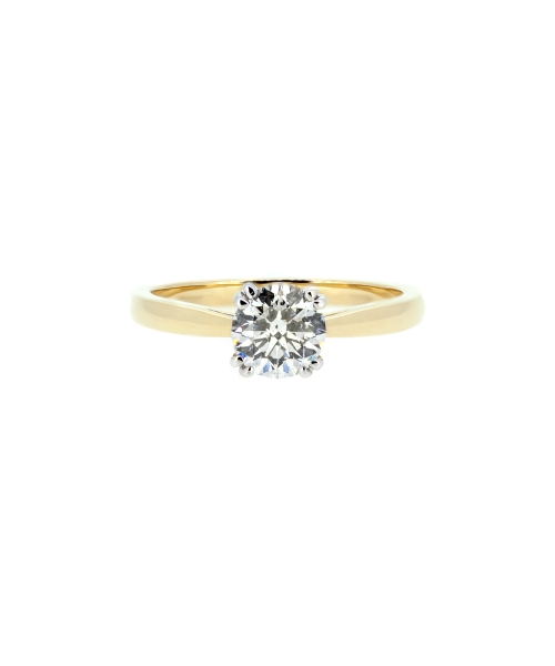 0,92 ct diamond engagement ring - 1